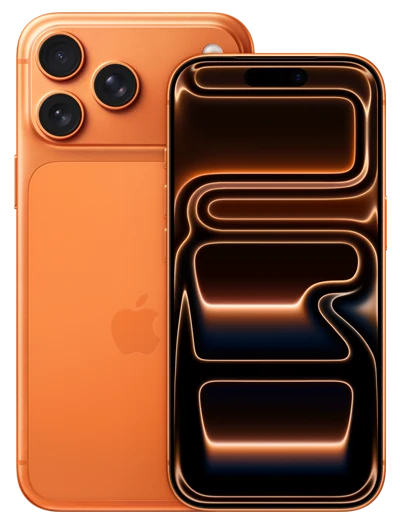 iPhone 17 Pro в оранжевом цвете
