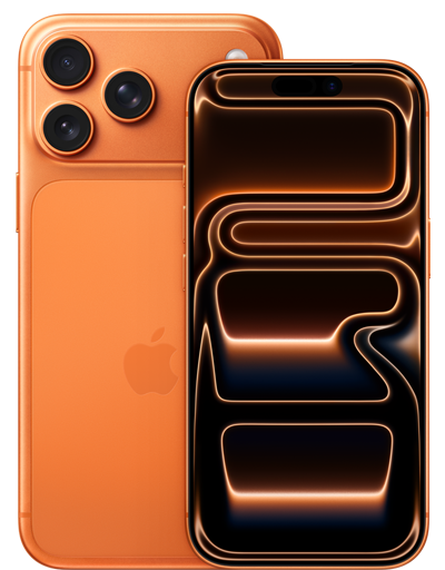 iPhone 17 Pro в оранжевом цвете